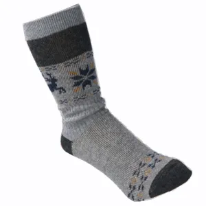 Anonymous Ism Holiday Deer Socks Light Grey