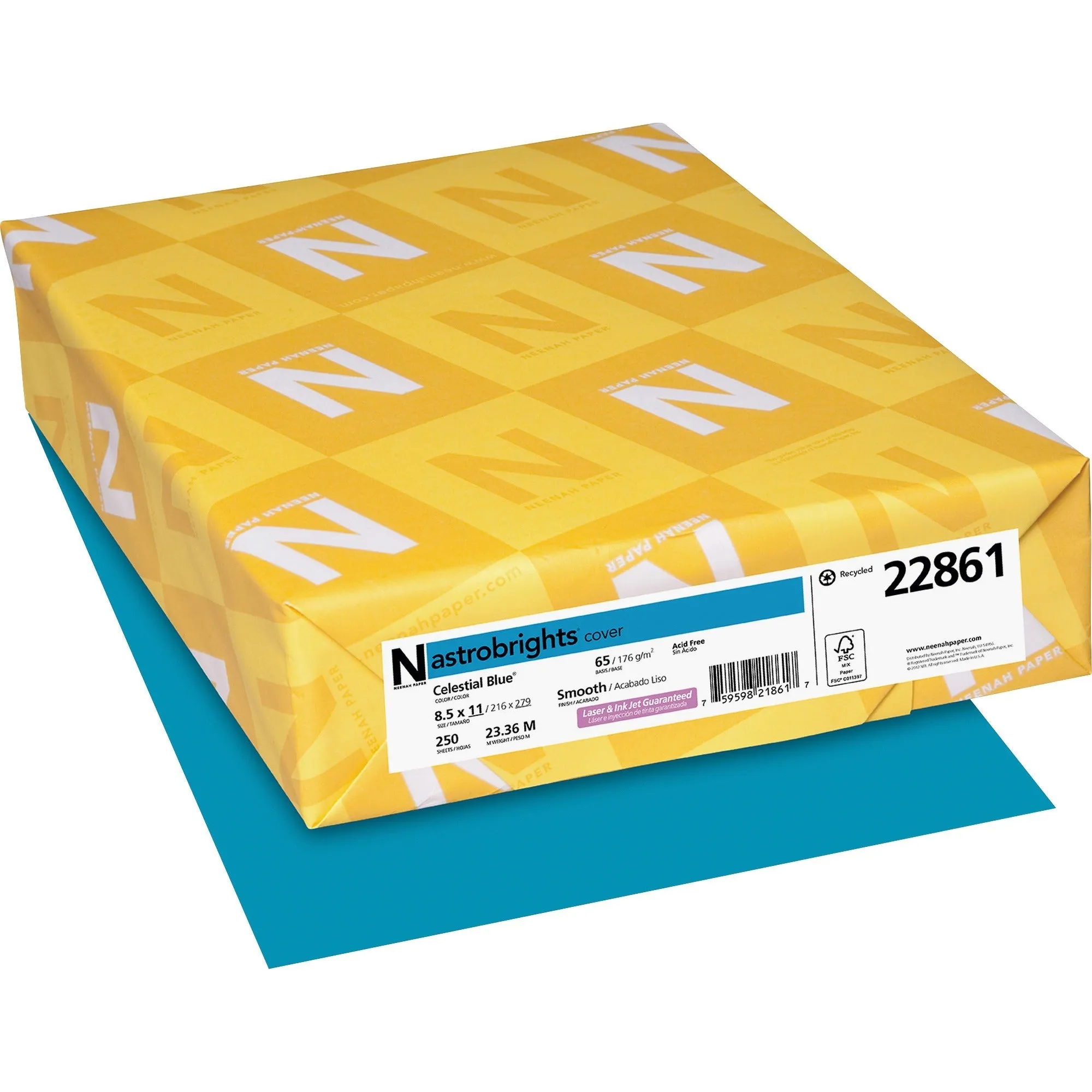Astrobrights Laser, Inkjet Print Printable Multipurpose Card