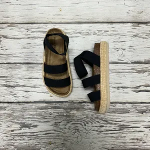 Black Strappy Platform Sandals