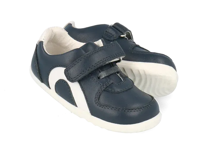 Bobux - Step Up Comet - Navy and White