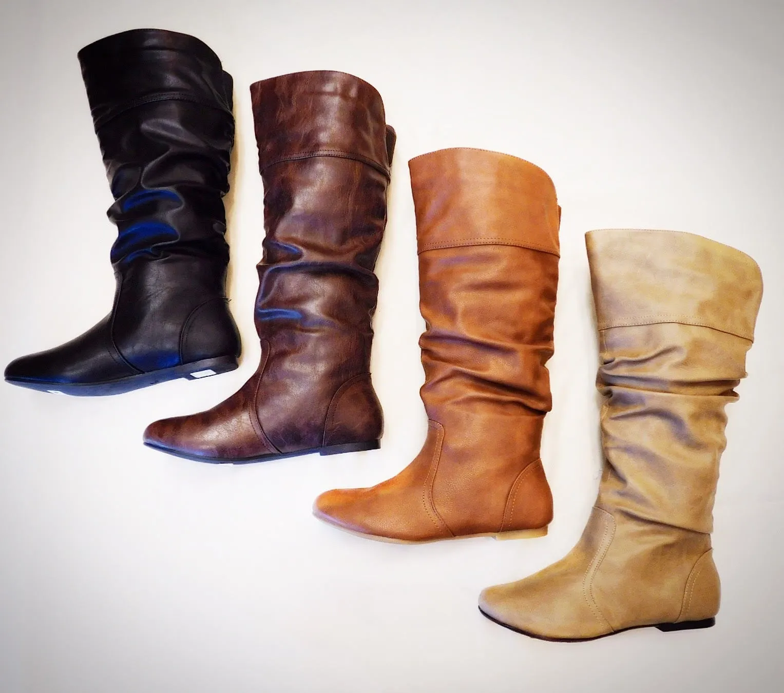 Bonnibel | Danniz Mid-Calf Slouchy Boot Black