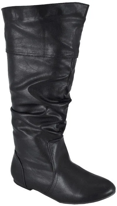 Bonnibel | Danniz Mid-Calf Slouchy Boot Black