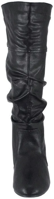 Bonnibel | Danniz Mid-Calf Slouchy Boot Black