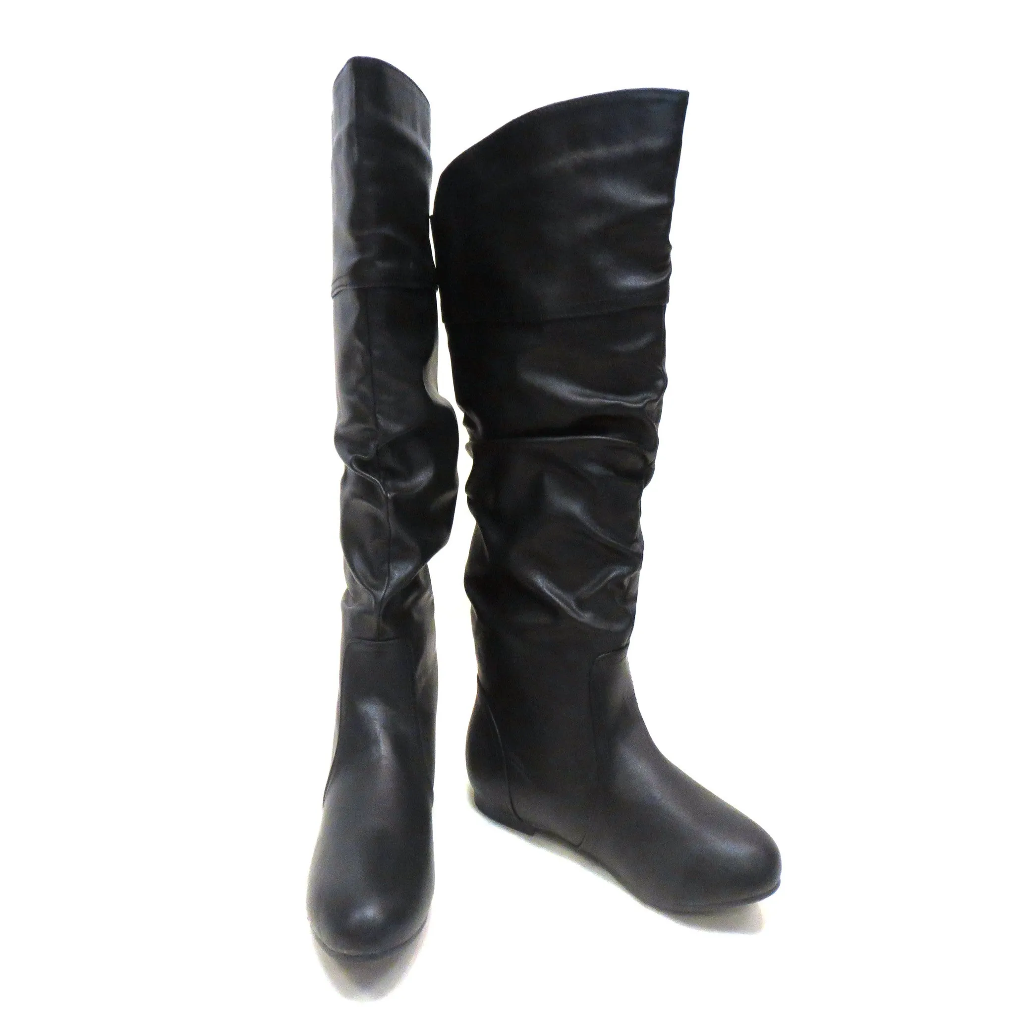 Bonnibel | Danniz Mid-Calf Slouchy Boot Black