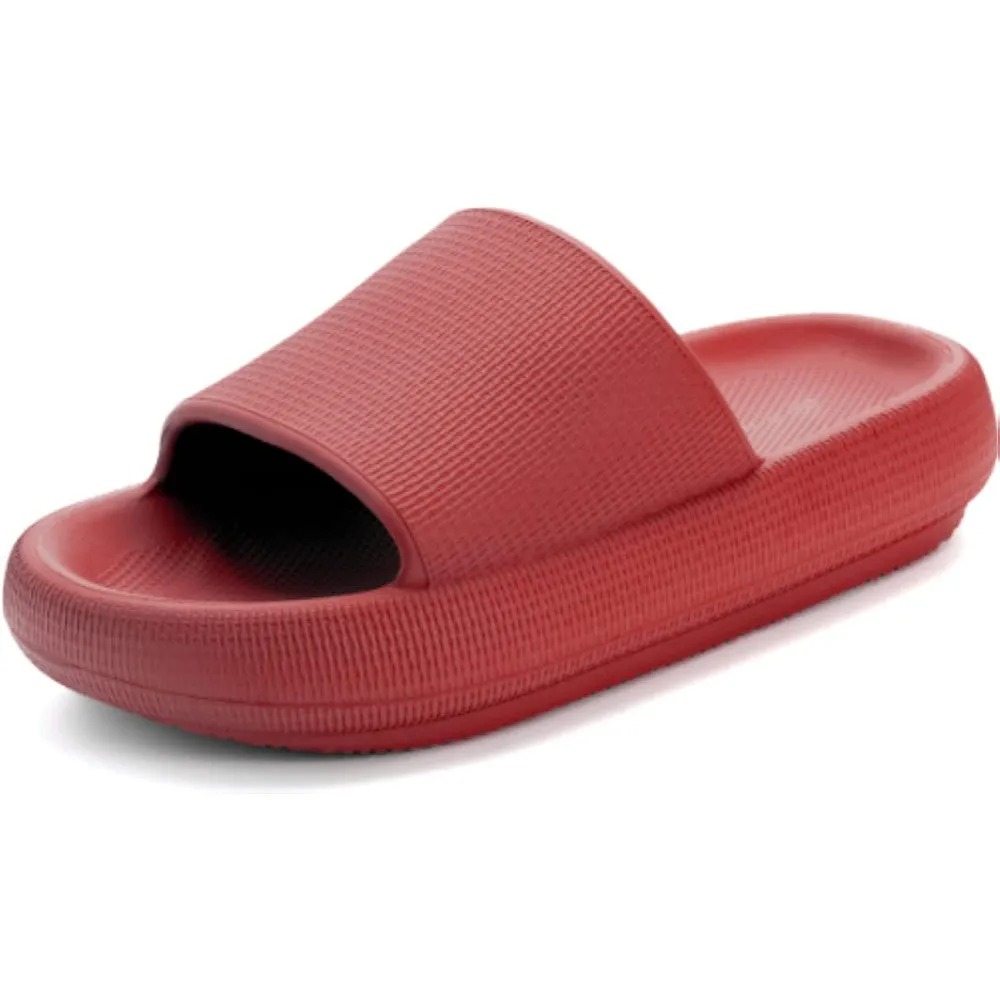 BRONAX Cloud Slippers for Women and Men | Pillow Slippers Bathroom Sandals | Extremely Comfy | Cushioned Thick Sole