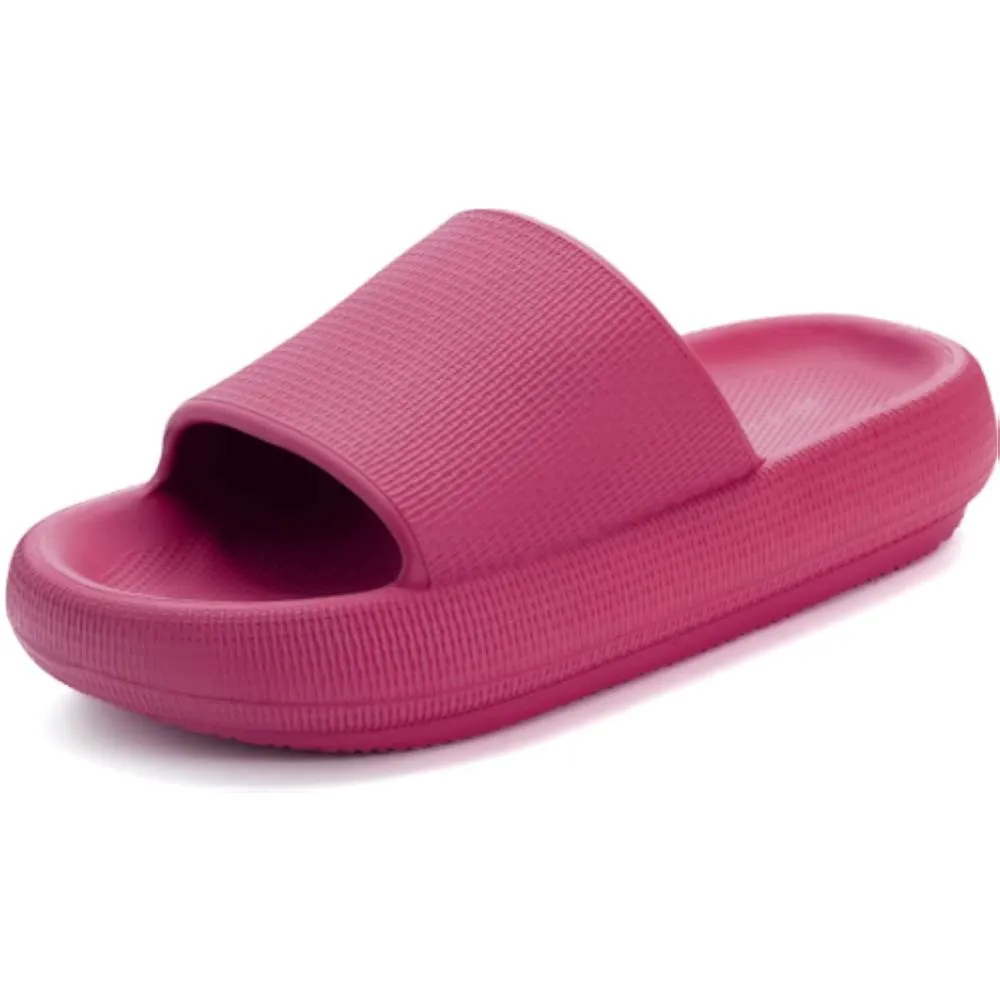 BRONAX Cloud Slippers for Women and Men | Pillow Slippers Bathroom Sandals | Extremely Comfy | Cushioned Thick Sole
