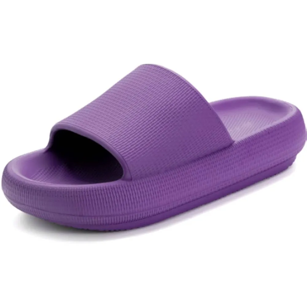 BRONAX Cloud Slippers for Women and Men | Pillow Slippers Bathroom Sandals | Extremely Comfy | Cushioned Thick Sole