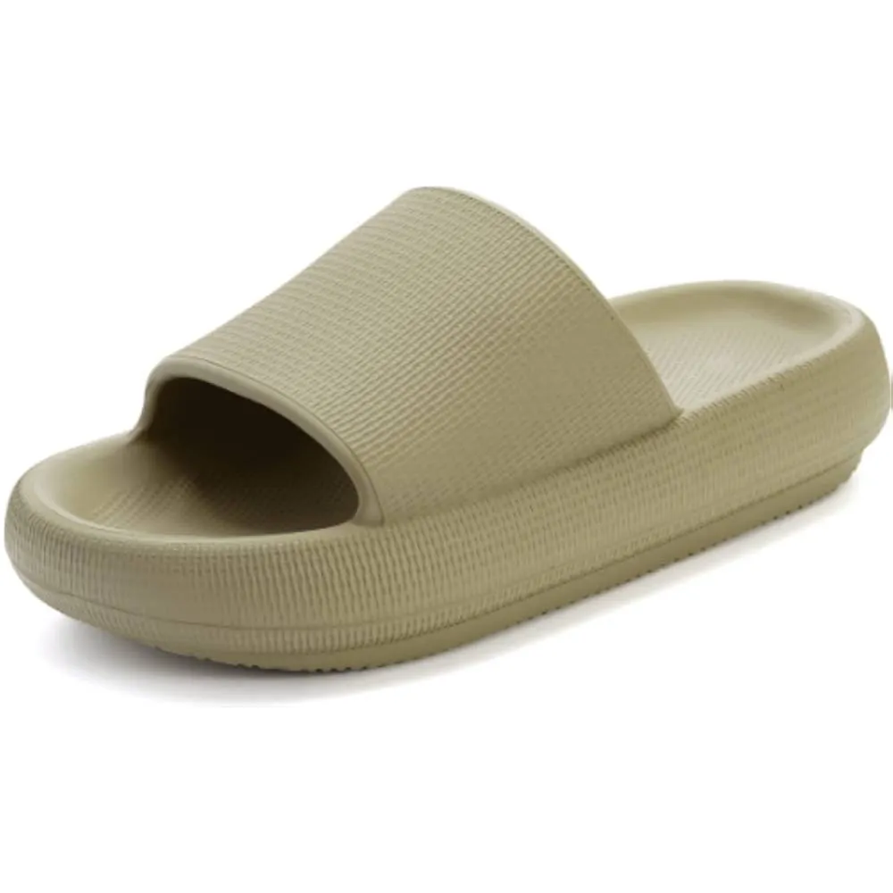 BRONAX Cloud Slippers for Women and Men | Pillow Slippers Bathroom Sandals | Extremely Comfy | Cushioned Thick Sole