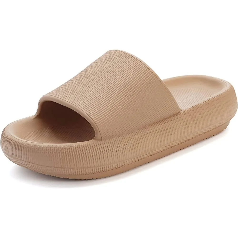 BRONAX Cloud Slippers for Women and Men | Pillow Slippers Bathroom Sandals | Extremely Comfy | Cushioned Thick Sole