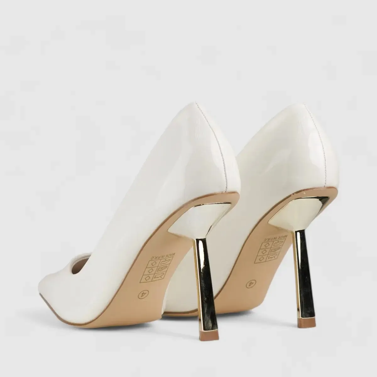 Bulbul Court Shoe White LU005