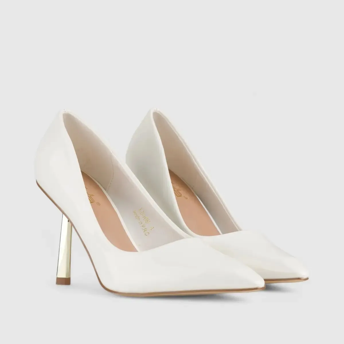 Bulbul Court Shoe White LU005
