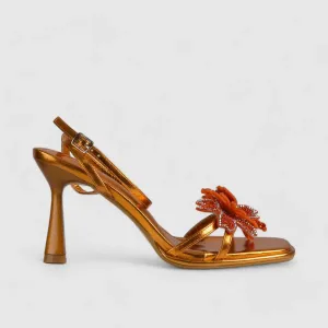 Bulbul Heel Sandal Orange LI004