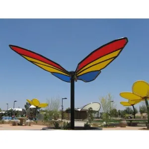 Butterfly Wings-Up Shade Structure