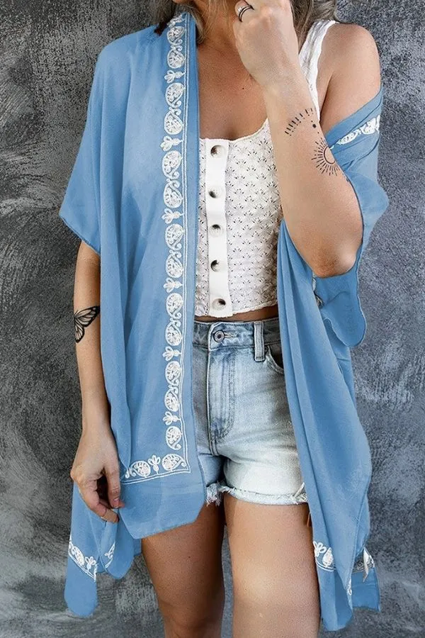 Buttocks Printing Stylish Cover-ups
