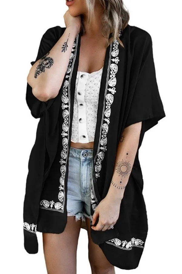 Buttocks Printing Stylish Cover-ups