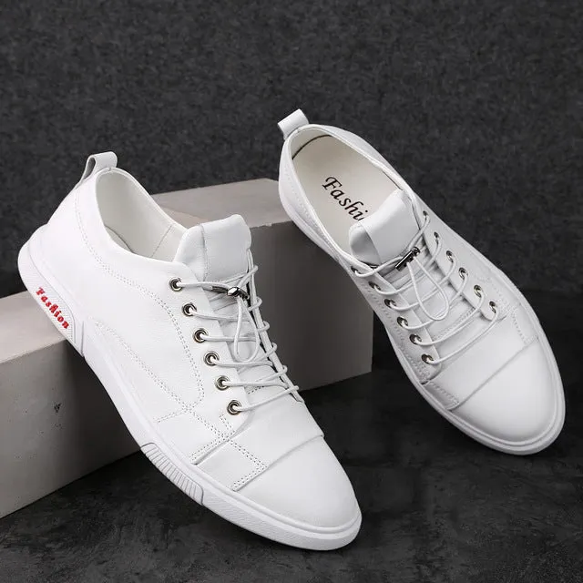 Casual Men Shoes High Quality Genuine Leather Lightweight Shoes Men Fashion Men Casual Shoes Male Soft Comfortable Lace Up Shoes