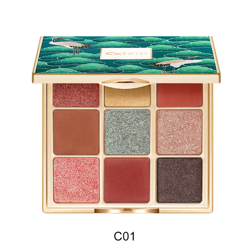 CATKIN Seasonal 9 Color Highly Pigmented Eyeshadow
