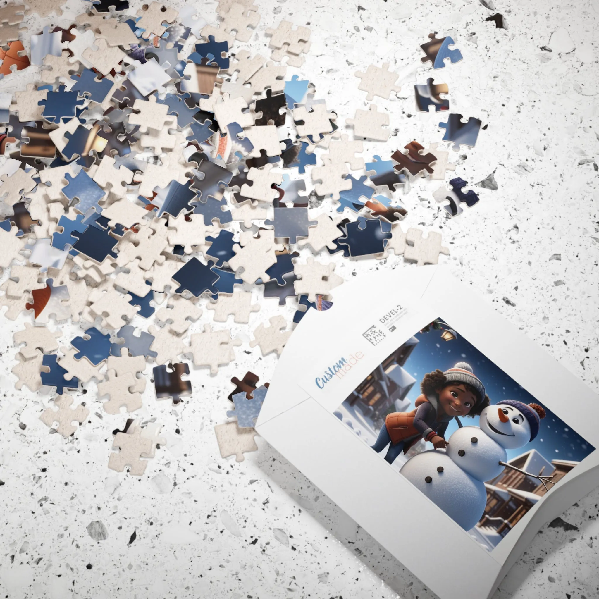 Chloe and the Winter Snowman Puzzle - 110-Piece Adventure