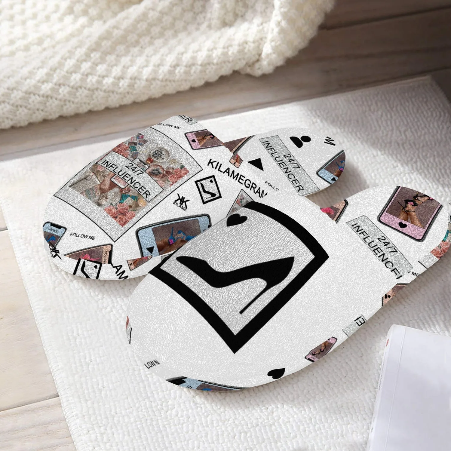 Classic Cotton Slippers '24/7 Influencer'