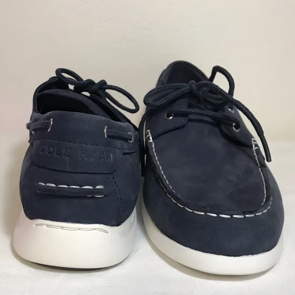 Cole Haan Men’s Boat Shoes, navy blue, size 11.5 NWOT