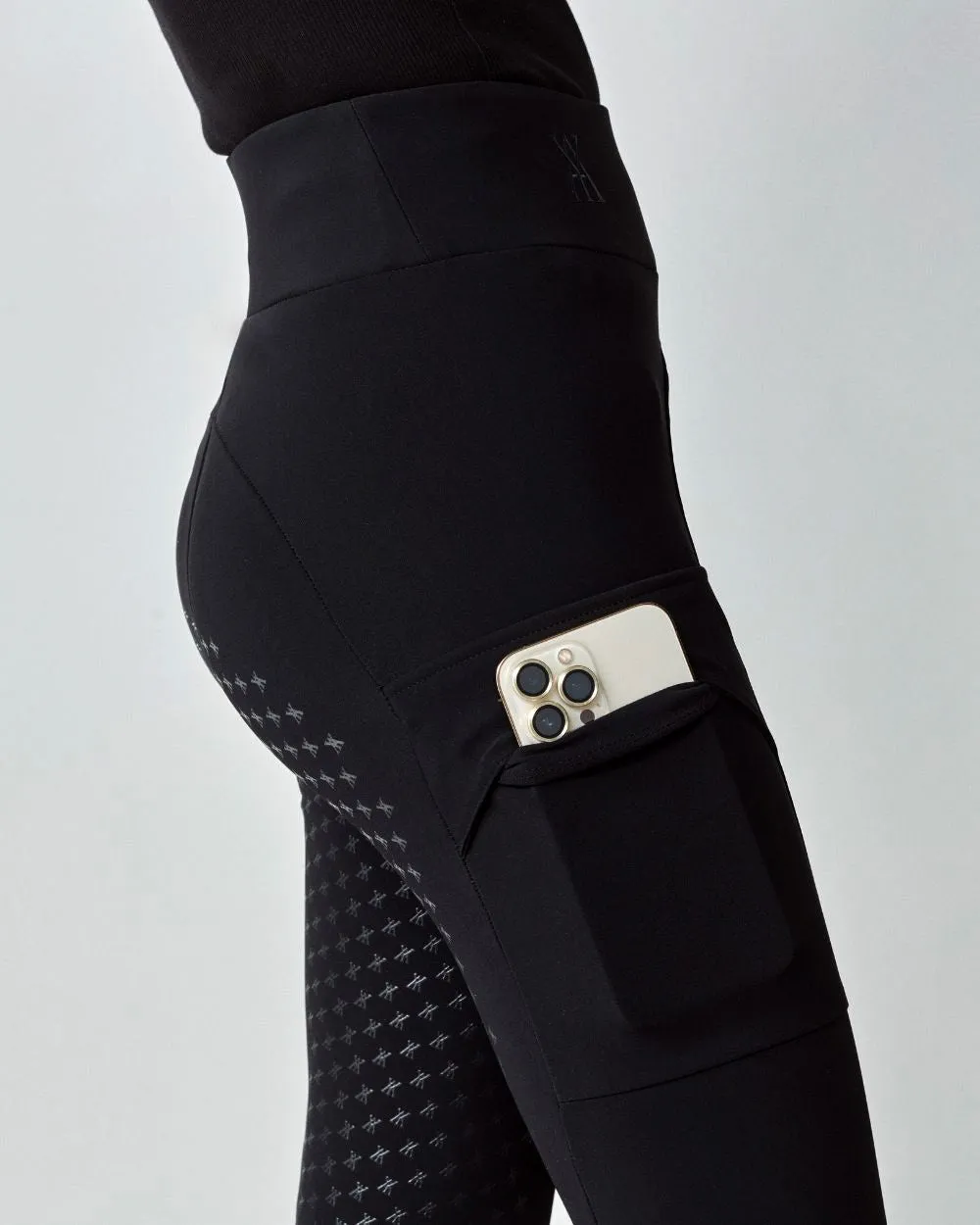 Compression Pull-On Breeches Black