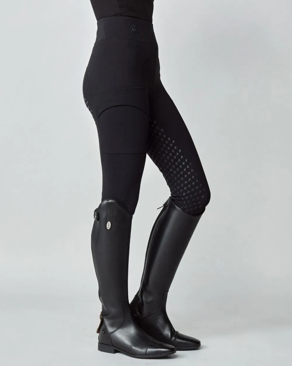 Compression Pull-On Breeches Black