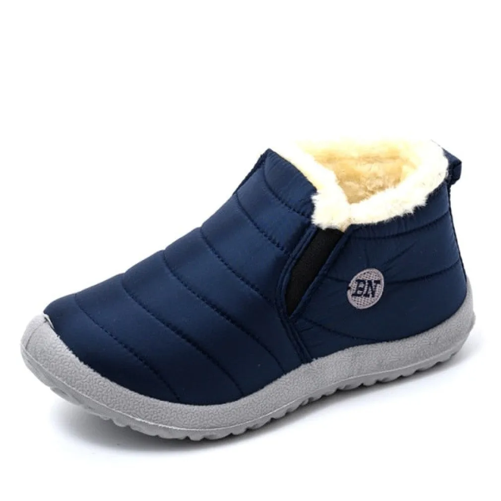 ContiNent 33 Men Boots Lightweight Winter Shoes for Men Snow Boots Waterproof Winter Footwear Plus Size 47 Slip on Unisex Ankle Winter Boots
