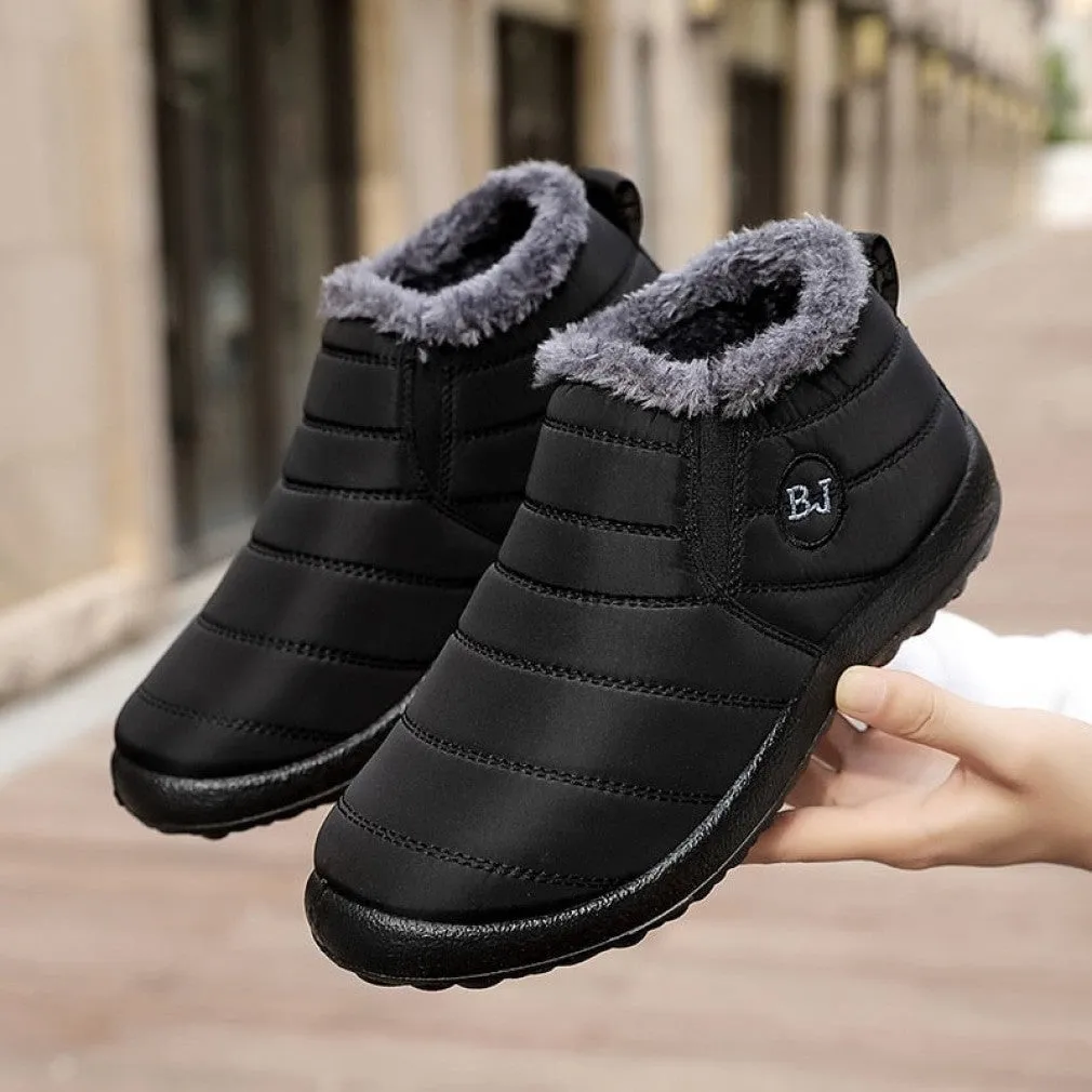 ContiNent 33 Men Boots Lightweight Winter Shoes for Men Snow Boots Waterproof Winter Footwear Plus Size 47 Slip on Unisex Ankle Winter Boots