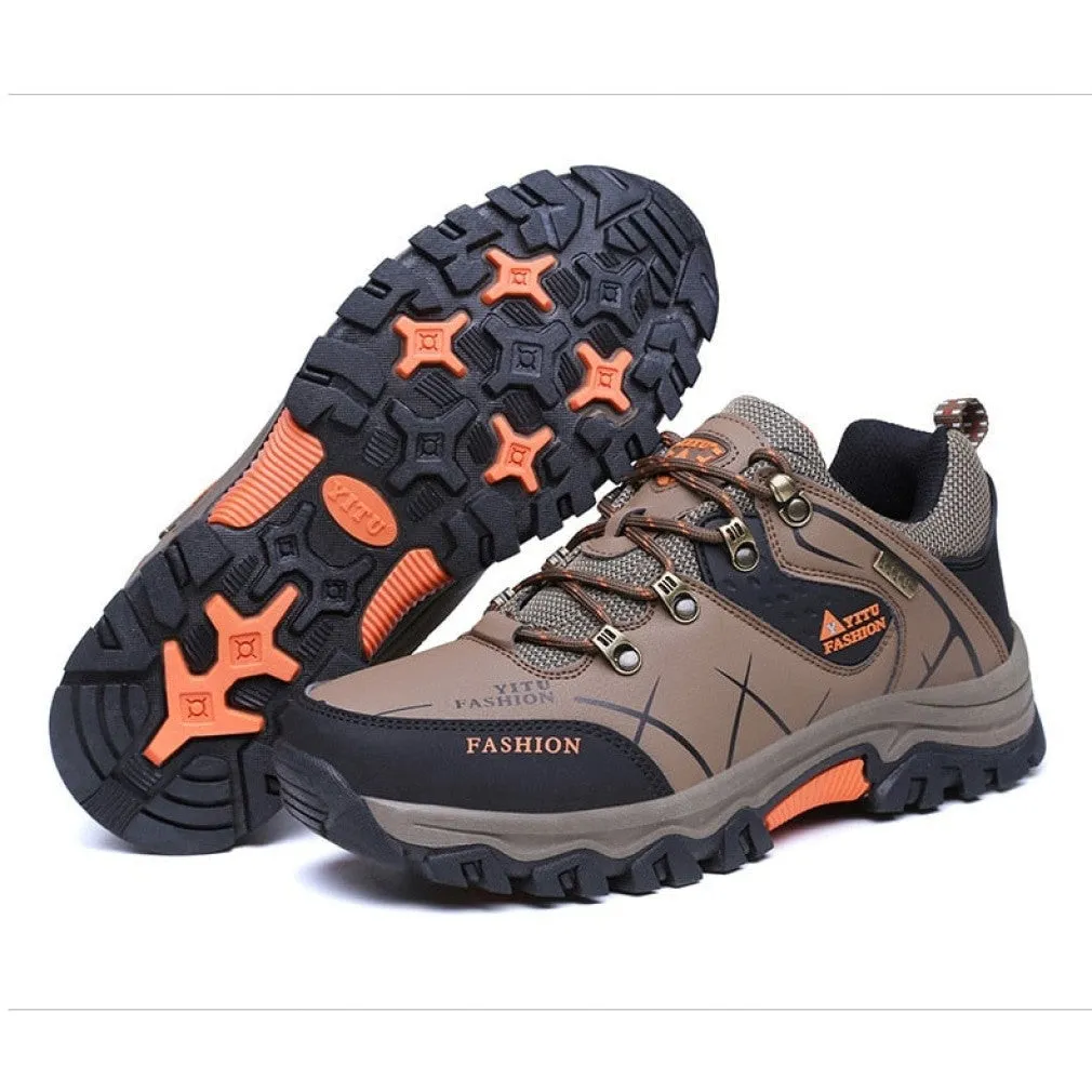ContiNent 33 Men Winter Snow Boots Waterproof Leather Sneakers Super  Warm Men's Boots Outdoor Male Hiking Boots Work Shoes Size 39-47