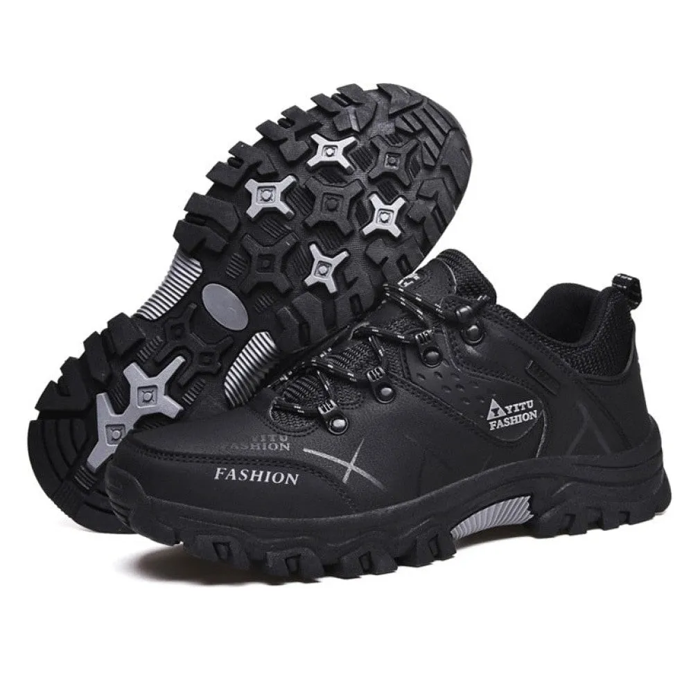 ContiNent 33 Men Winter Snow Boots Waterproof Leather Sneakers Super  Warm Men's Boots Outdoor Male Hiking Boots Work Shoes Size 39-47