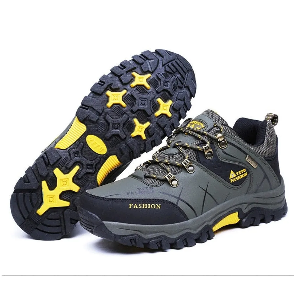 ContiNent 33 Men Winter Snow Boots Waterproof Leather Sneakers Super  Warm Men's Boots Outdoor Male Hiking Boots Work Shoes Size 39-47