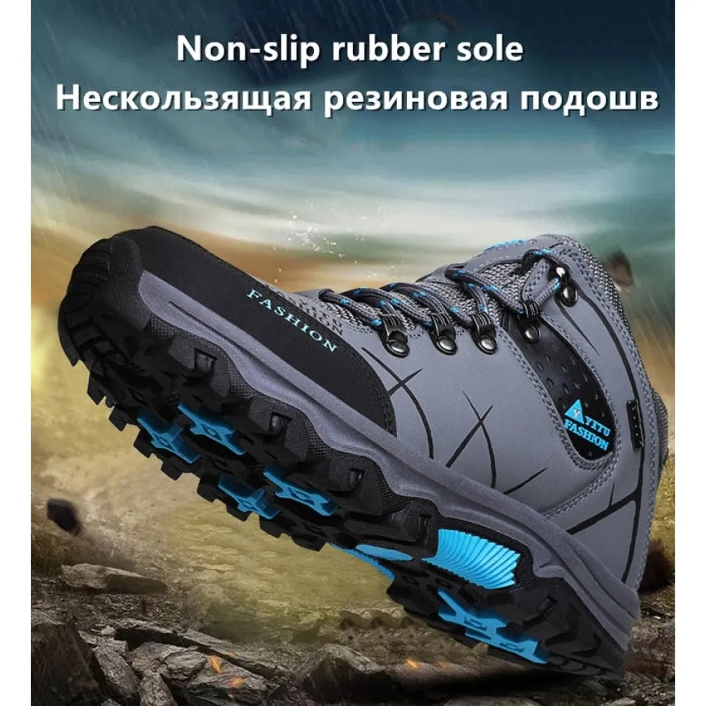 ContiNent 33 Men Winter Snow Boots Waterproof Leather Sneakers Super  Warm Men's Boots Outdoor Male Hiking Boots Work Shoes Size 39-47