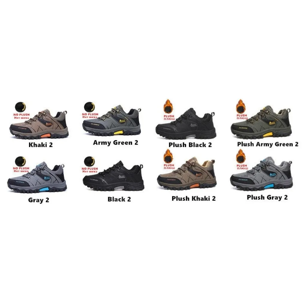 ContiNent 33 Men Winter Snow Boots Waterproof Leather Sneakers Super  Warm Men's Boots Outdoor Male Hiking Boots Work Shoes Size 39-47