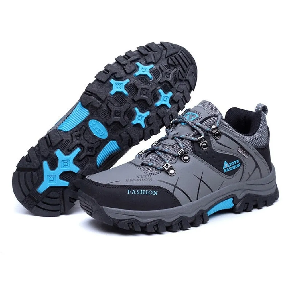 ContiNent 33 Men Winter Snow Boots Waterproof Leather Sneakers Super  Warm Men's Boots Outdoor Male Hiking Boots Work Shoes Size 39-47