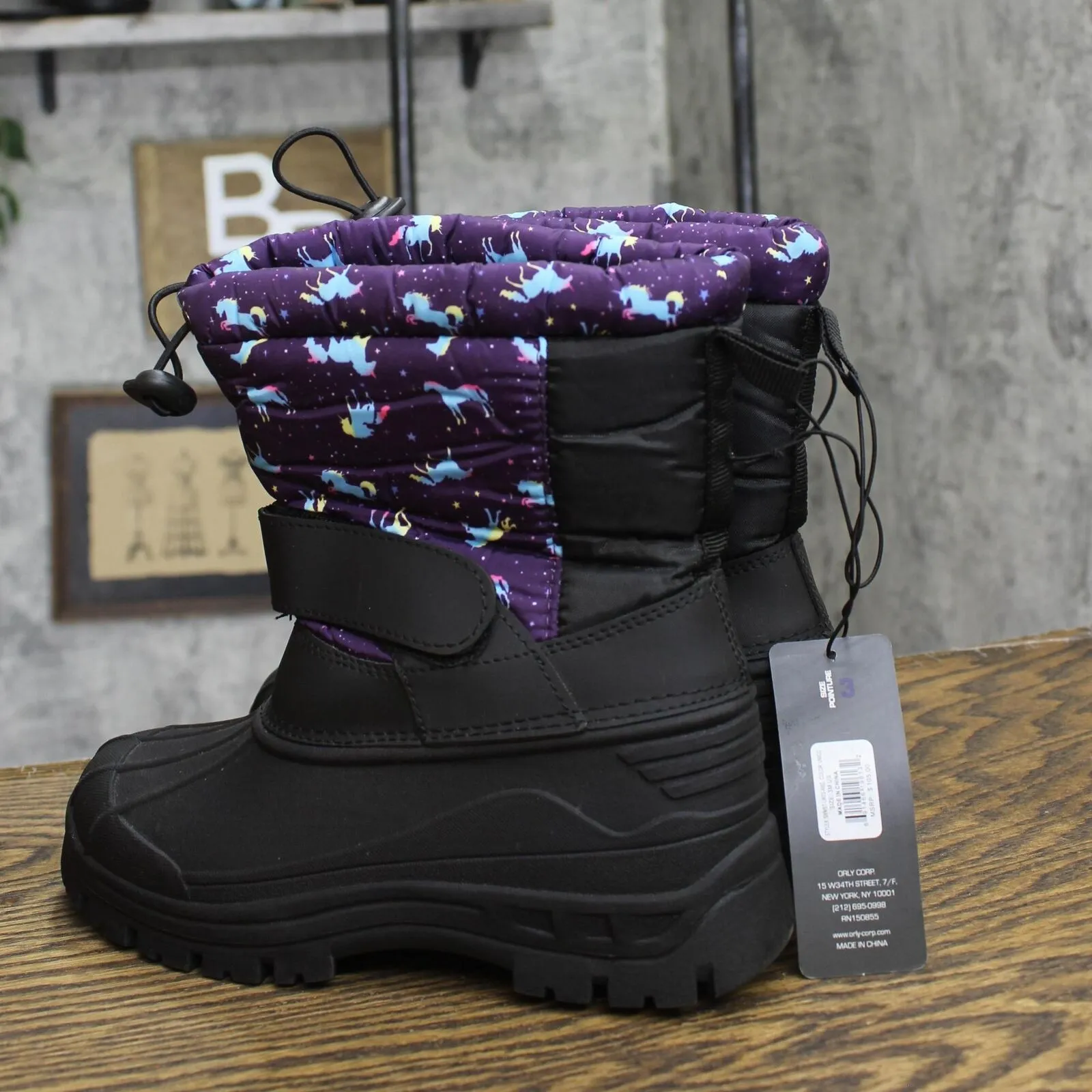 Coxist coXist Kids Girls Snow Boot 167b39882d8c16 Purple Unicorn 3