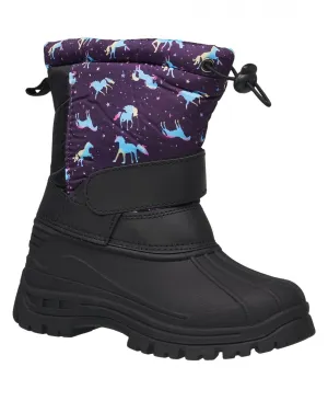 Coxist coXist Kids Girls Snow Boot 167b39882d8c16 Purple Unicorn 3