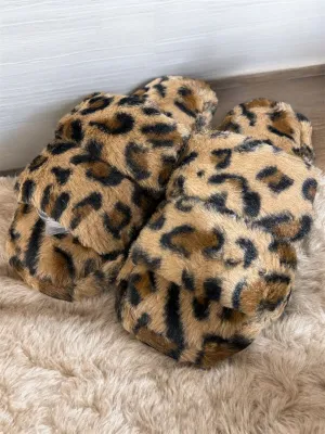 Cozy Leopard Slippers
