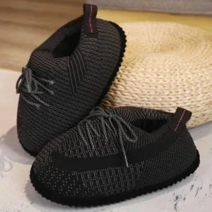 Cozy Plush Sneaker Slippers – Warm & Stylish Sneaker