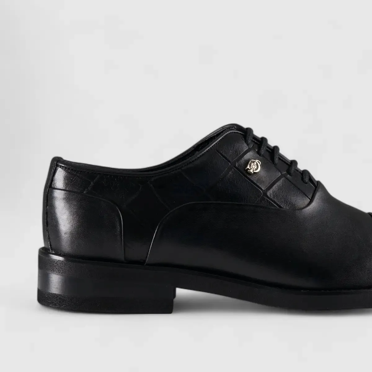 Crockett and Jones Aldo Black Croc