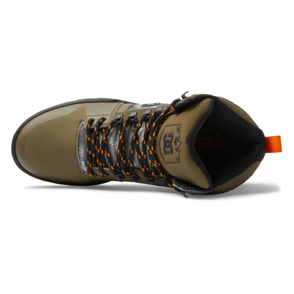 DC Men's Pure High-Top WR Boot - Olive/Black