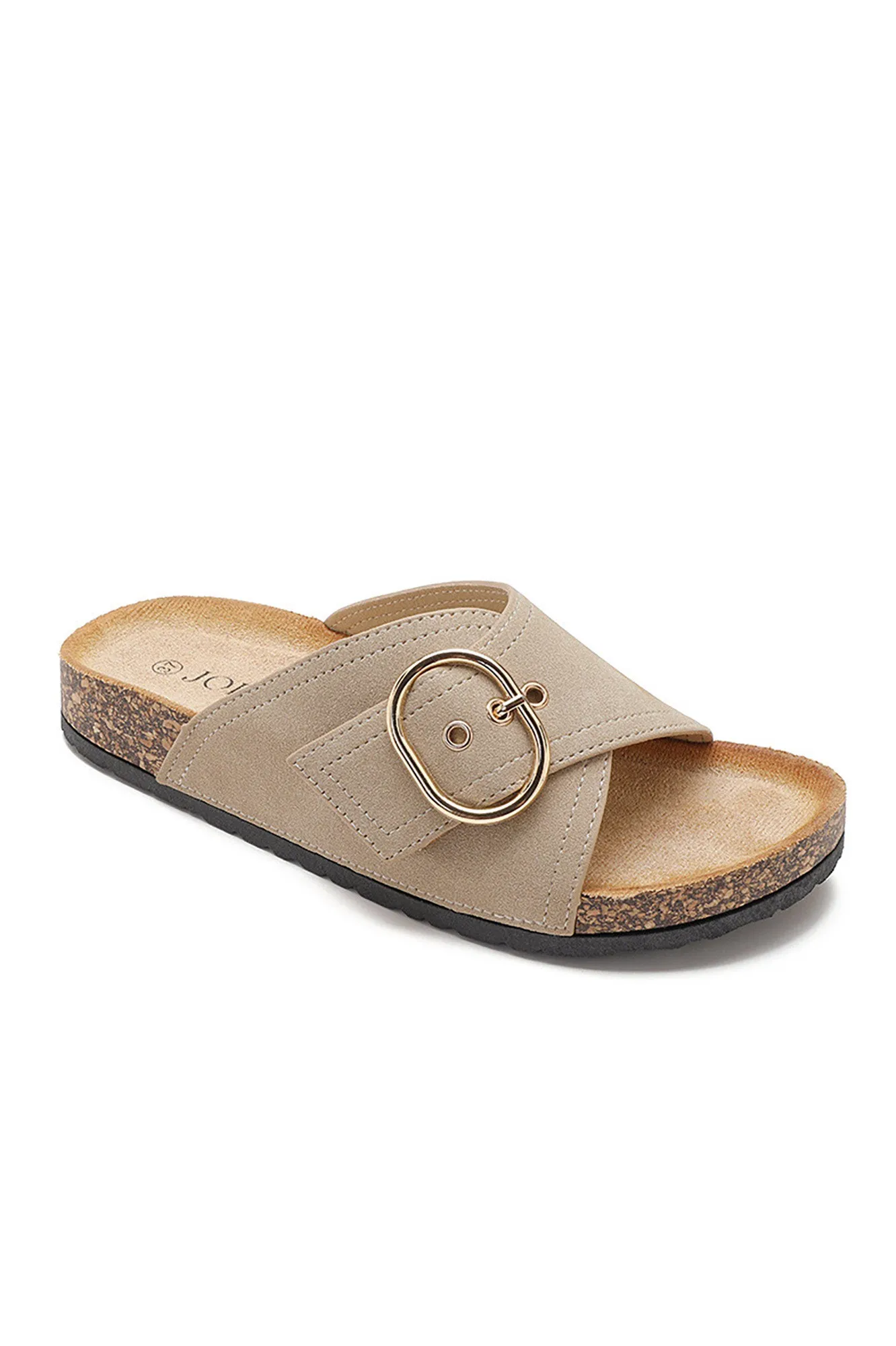 Diane Stone Buckle Sliders