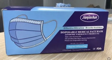 Disposable Medical Face Mask - 50 Pcs per Box - FDA Label