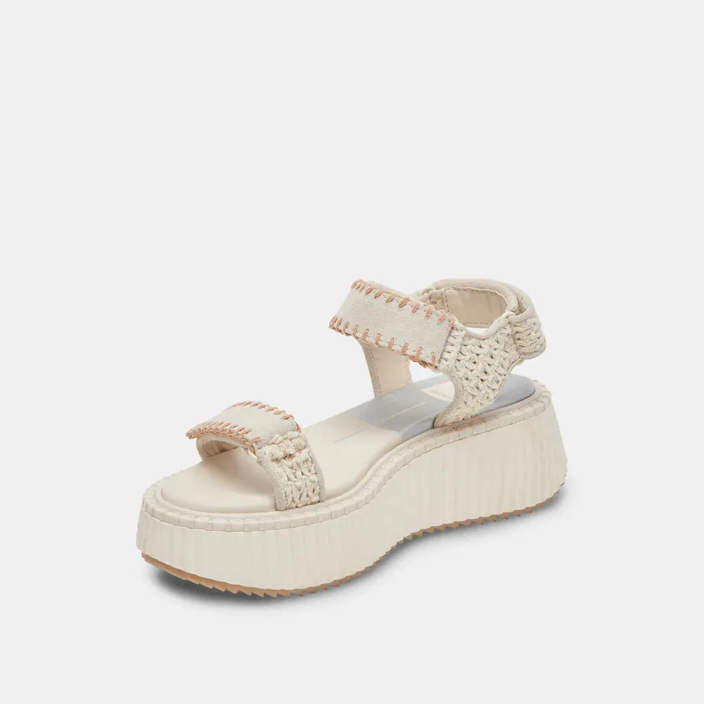 Dolce Vita Debra Sandal Ivory Suede