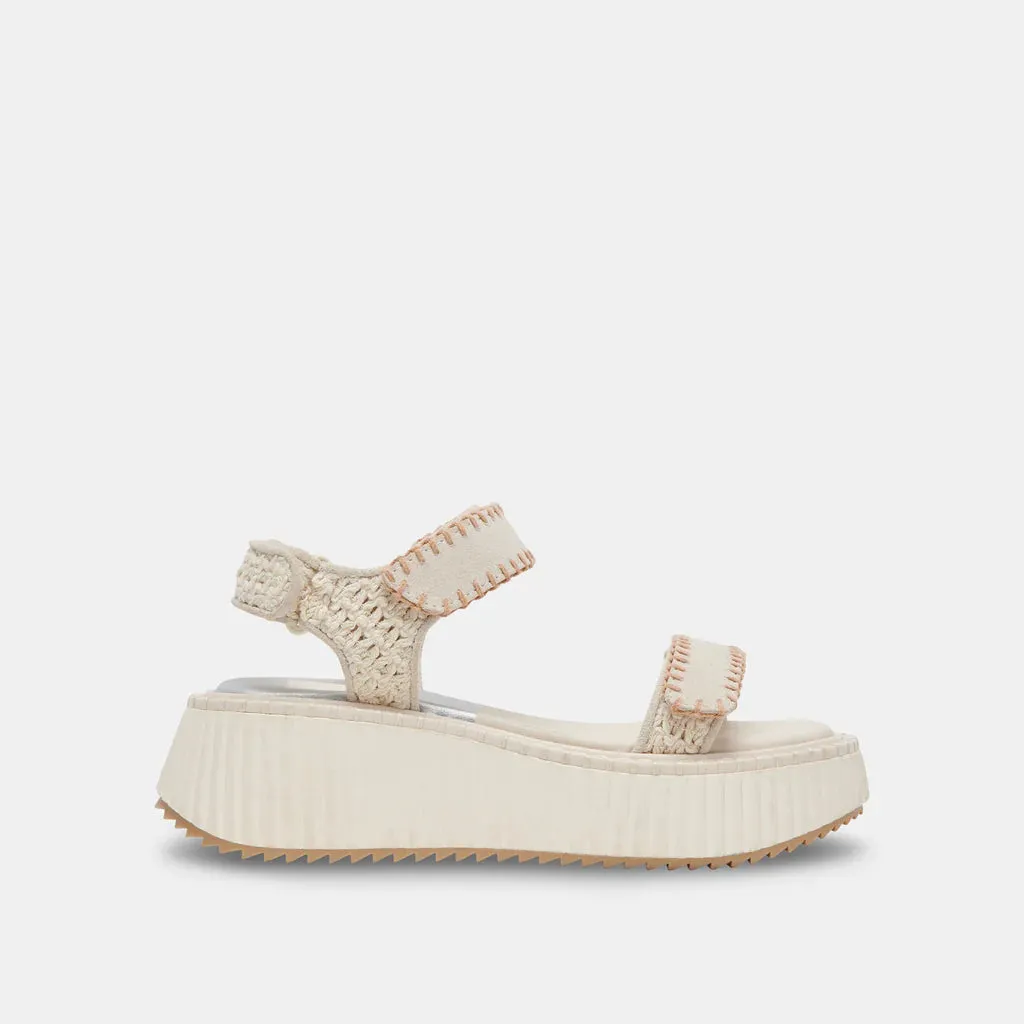 Dolce Vita Debra Sandal Ivory Suede