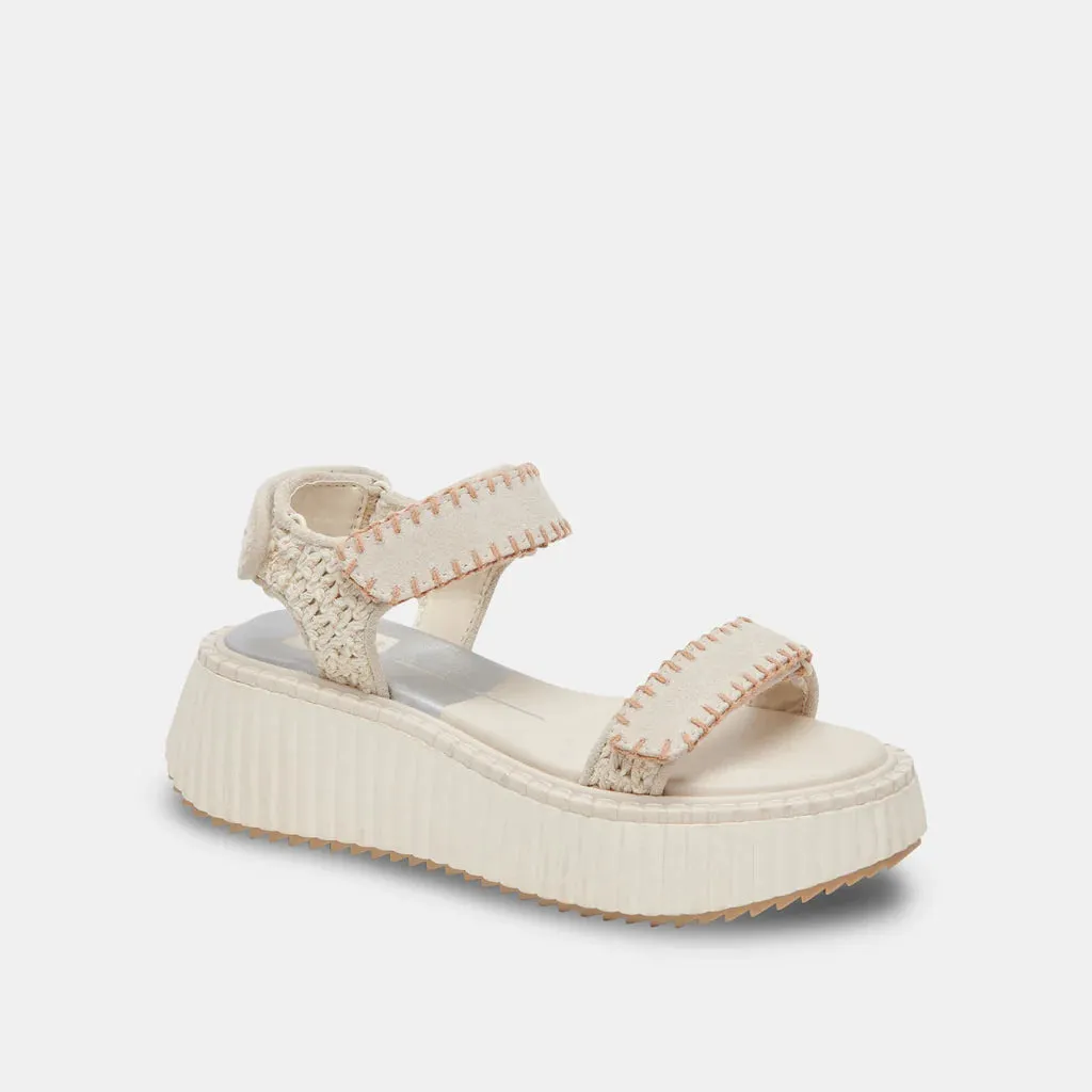 Dolce Vita Debra Sandal Ivory Suede
