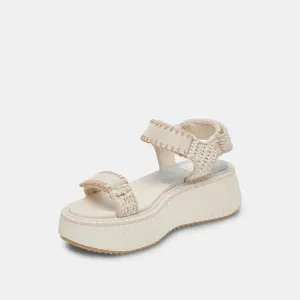 Dolce Vita Debra Sandal Ivory Suede
