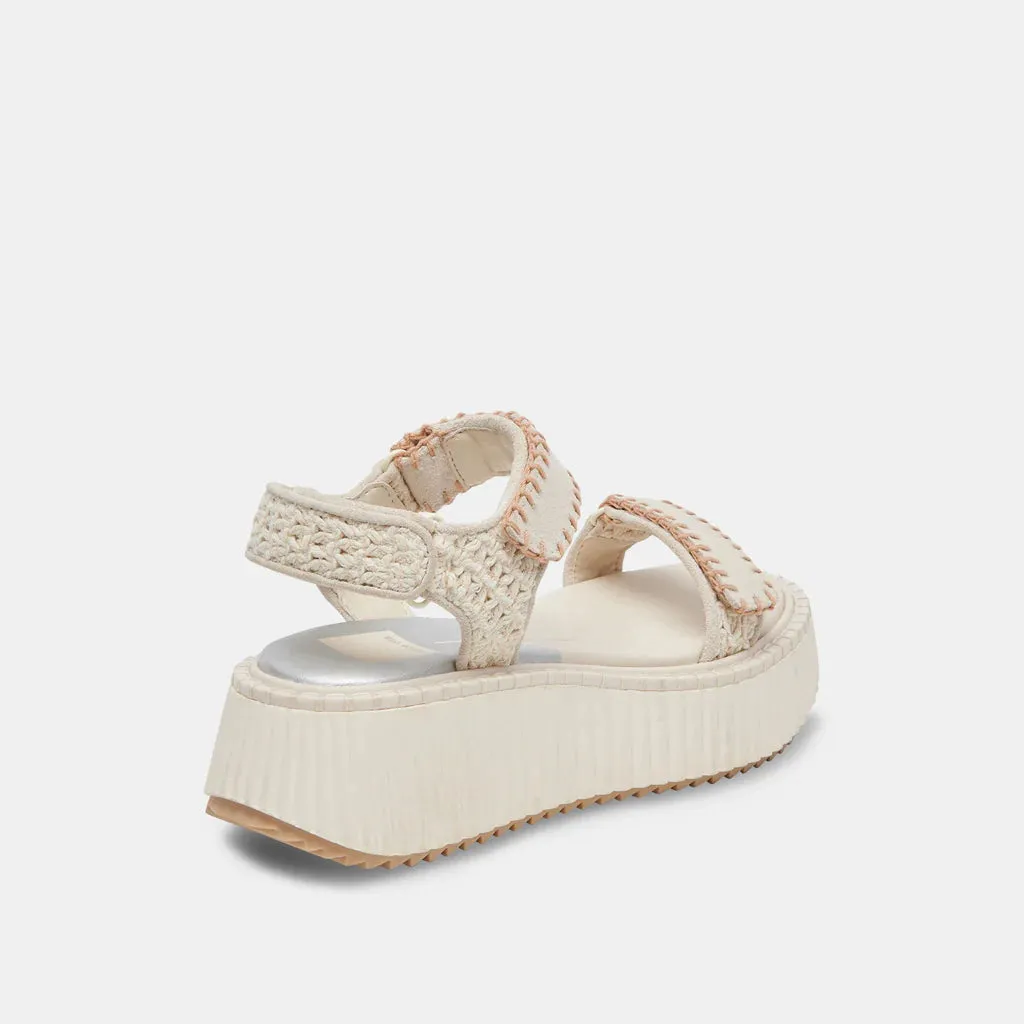 Dolce Vita Debra Sandal Ivory Suede