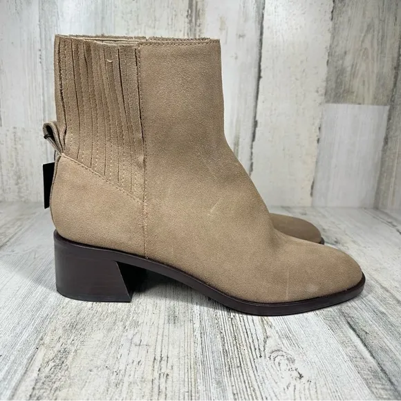 Dolce Vita Linny H2O Waterproof Boots in Olive Suede #6