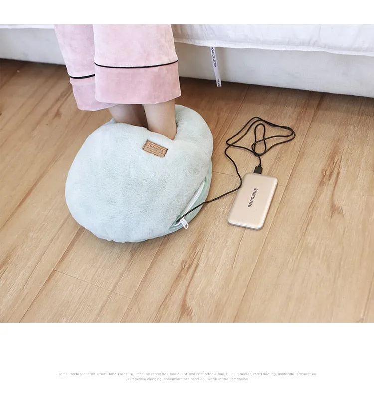 Electric Foot Warmer Heating Pad Slippers Shoes