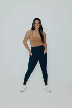 Eva with pockets- Navy